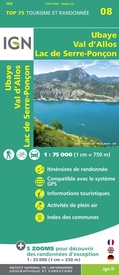  75008 Ubaye / Val d'Allos / Lac de Serre-Poncon | IGN - Institut Géographique National1