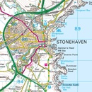 Wandelkaart - Topografische kaart 045 Landranger Stonehaven & Banchory | Ordnance Survey