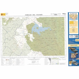 Topografische kaart 1074-I Embalse del Celemín | CNIG - Instituto Geográfico Nacional1