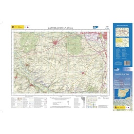 Topografische kaart 375-I Castrillo de la Vega | CNIG - Instituto Geográfico Nacional1