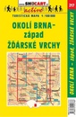 Fietskaart 217 Okolí Brna západ, Žďárské vrchy  | Shocart