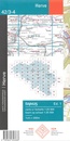 Wandelkaart - Topografische kaart 42/3-4 Topo25 Herve | NGI - Nationaal Geografisch Instituut