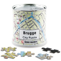 Brugge city puzzle magnets