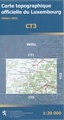 Topografische kaart - Wandelkaart 3 CT LUX Wiltz | Topografische dienst Luxemburg