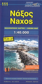 Wegenkaart - landkaart 111 Naxos | Road Editions