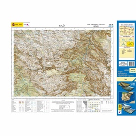 Topografische kaart 55-IV Caín | CNIG - Instituto Geográfico Nacional1