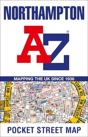 Stadsplattegrond Pocket Street Map Northampton | A-Z Map Company
