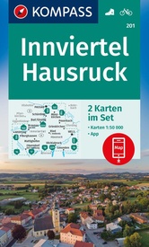 Wandelkaart 201 Innviertel - Hausruck | Kompass