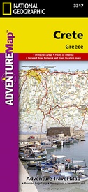 Wegenkaart - landkaart 3317 Adventure Map Crete - Kreta | National Geographic