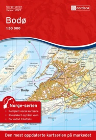 Wandelkaart - Topografische kaart 10127 Norge Serien Bodø | Nordeca