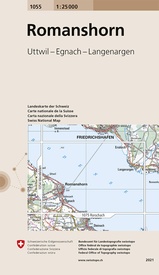 Wandelkaart - Topografische kaart 1055 Romanshorn | Swisstopo