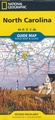 Wegenkaart - landkaart State Guide Map North Carolina | National Geographic