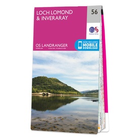 Wandelkaart - Topografische kaart 056 Landranger Loch Lomond & Inveraray | Ordnance Survey