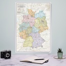 Wandkaart Classic Duitsland | 60 x 42 cm | Maps International