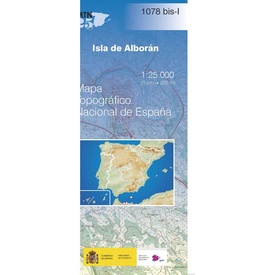 Topografische kaart 1078-Bis-I Isla de Alborán | CNIG - Instituto Geográfico Nacional